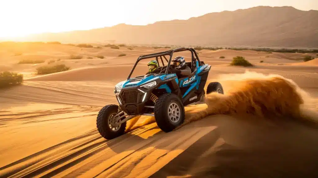 Dune Buggy Dubai self-drive tour in red dunes