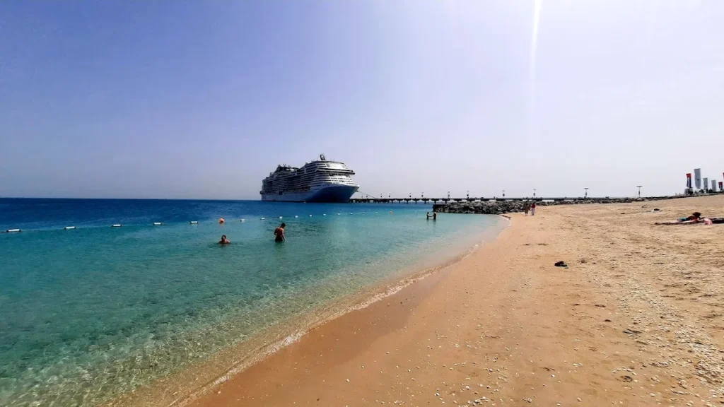 sir bani yas island beach