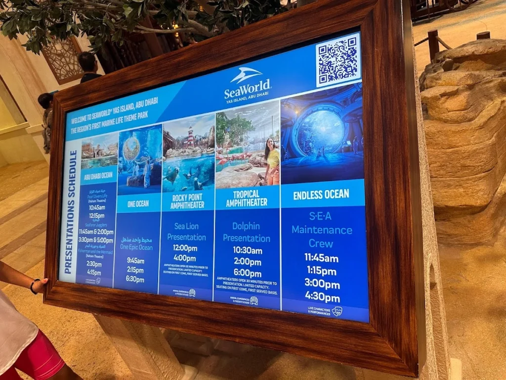 seaworld abu dhabi timings