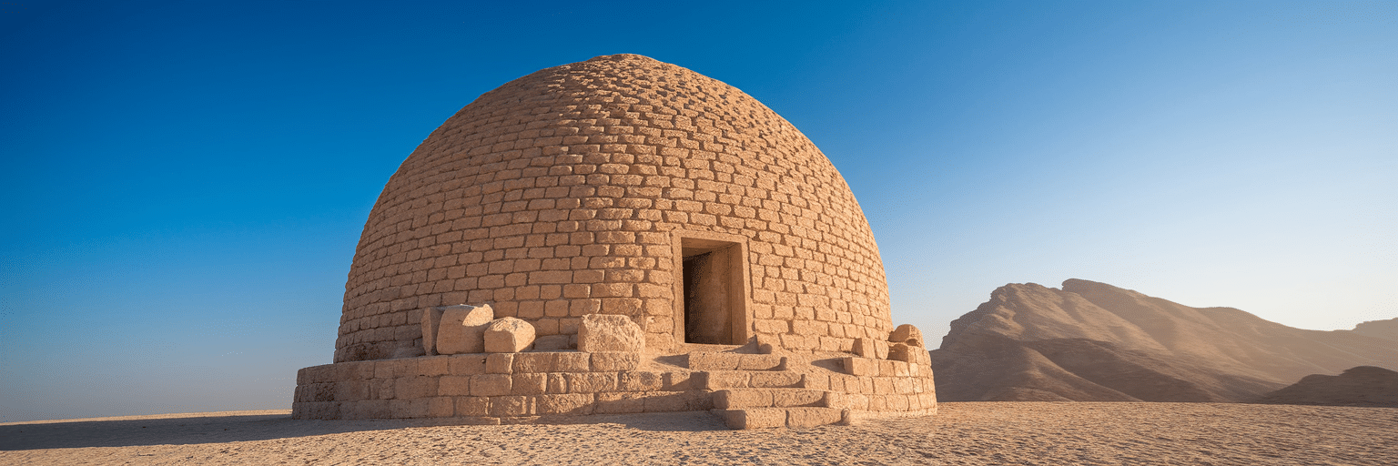 Ancient Jebel Hafit beehive tomb.