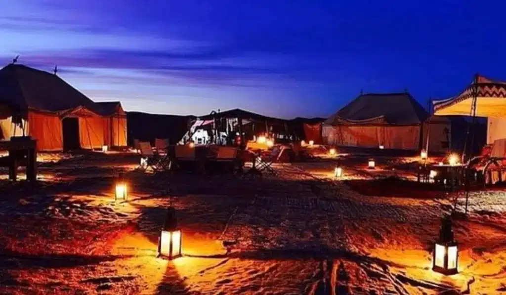 overnight desert safari camps