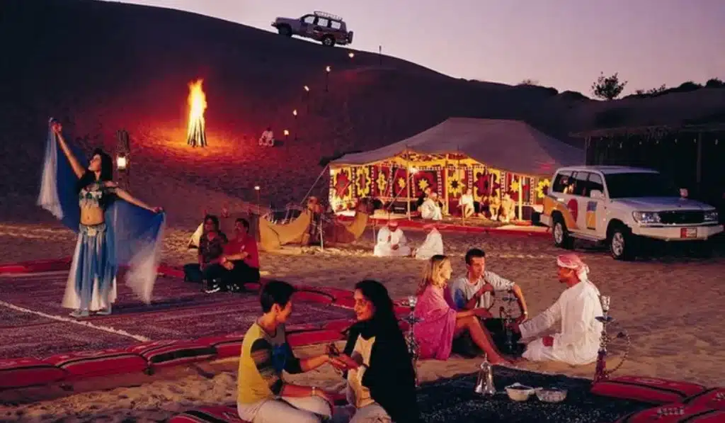 overnight desert safari show