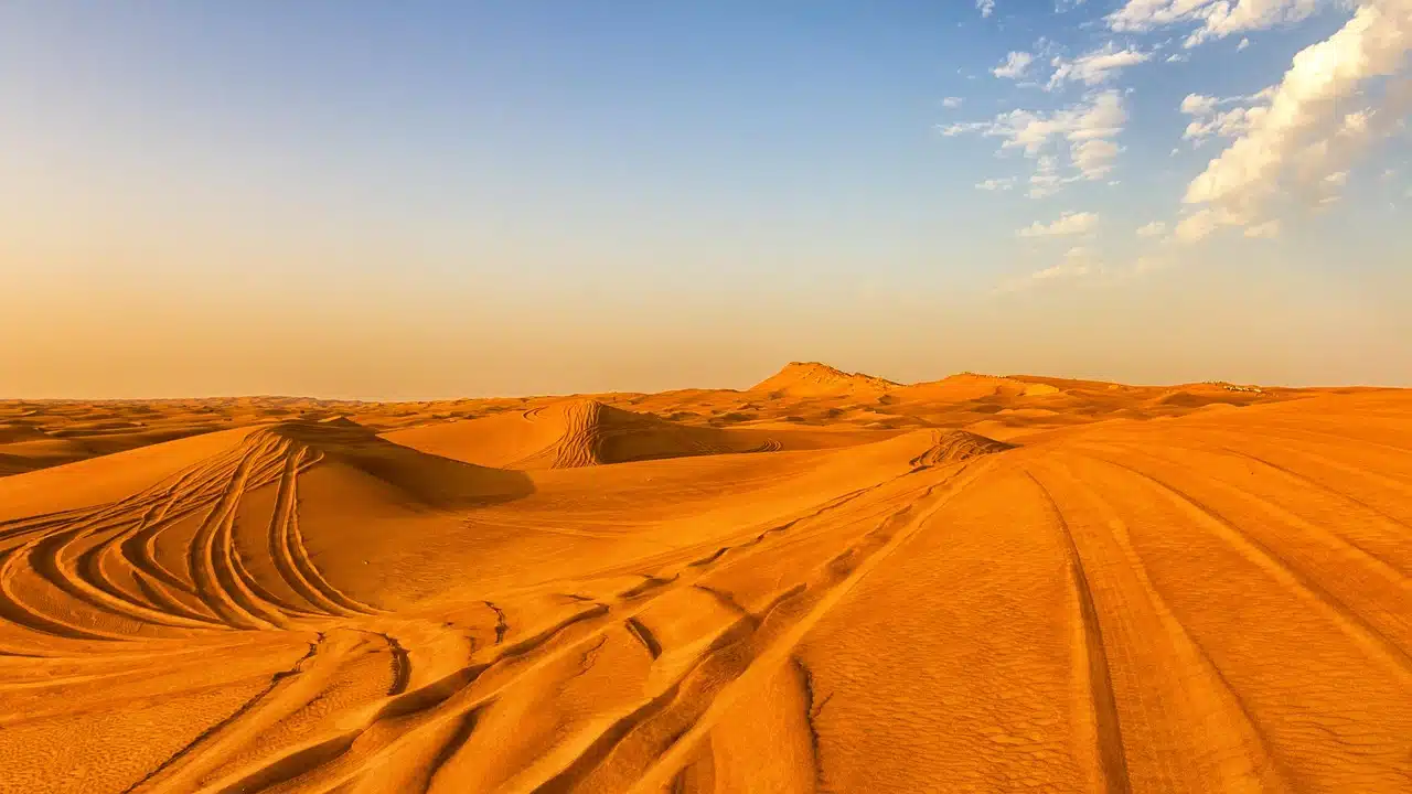 Dune Buggy Dubai: 2026 Ultimate Guide to Prices, Safety & Tours 7 Red sand dunes and desert scenery during dune buggy Dubai ride
