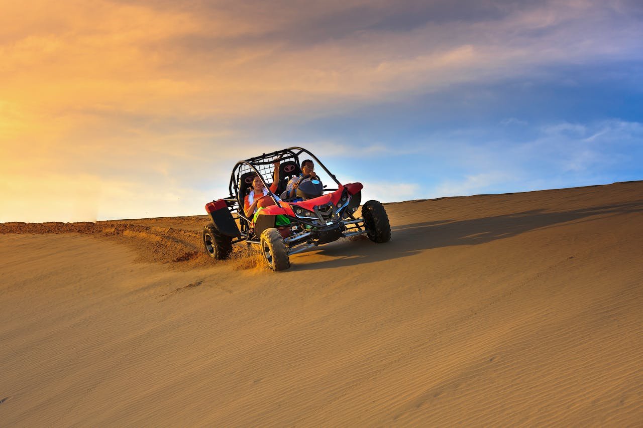 Different dune buggy options for desert safari from Dubai Marina